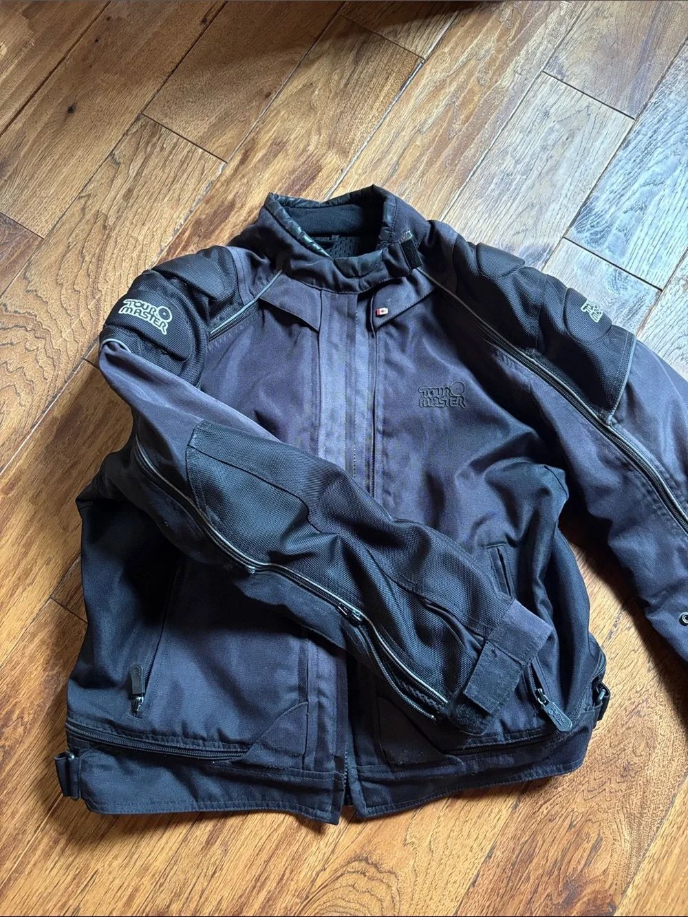 Women’s Black Tour Master FLEX motorcycle Jacket - Durable Windproof Outerwear - Picture 2 of 15